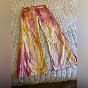 Indian Rose Vintage Denim Pastel Tie Dye